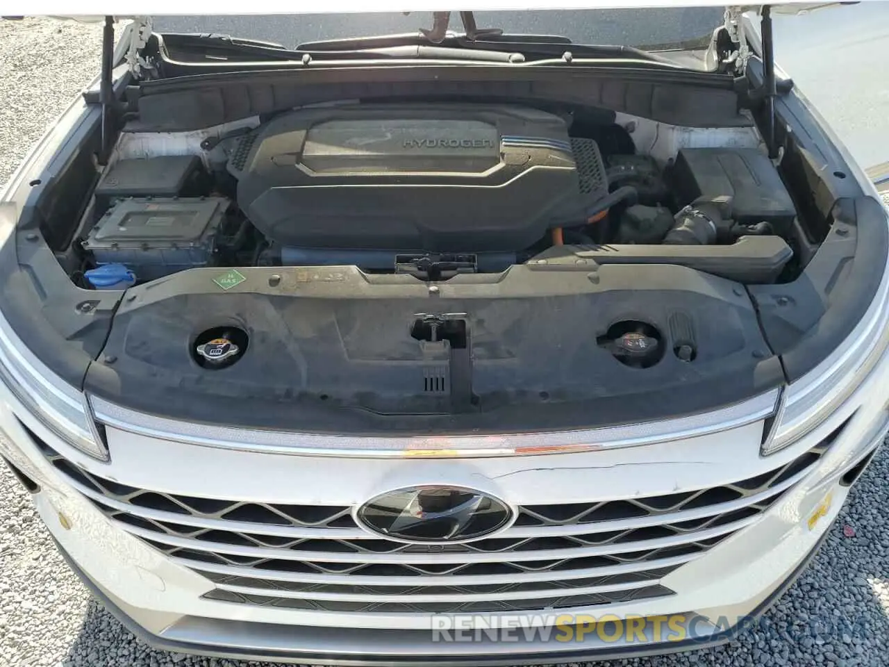 12 fotografías del automóvil dañado KM8J84A63MU012984 HYUNDAI NEXO 2021