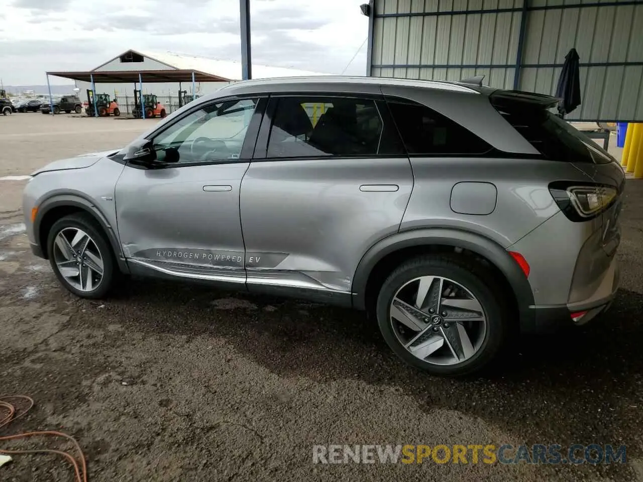 2 fotografías del automóvil dañado KM8J84A64MU017143 HYUNDAI NEXO 2021