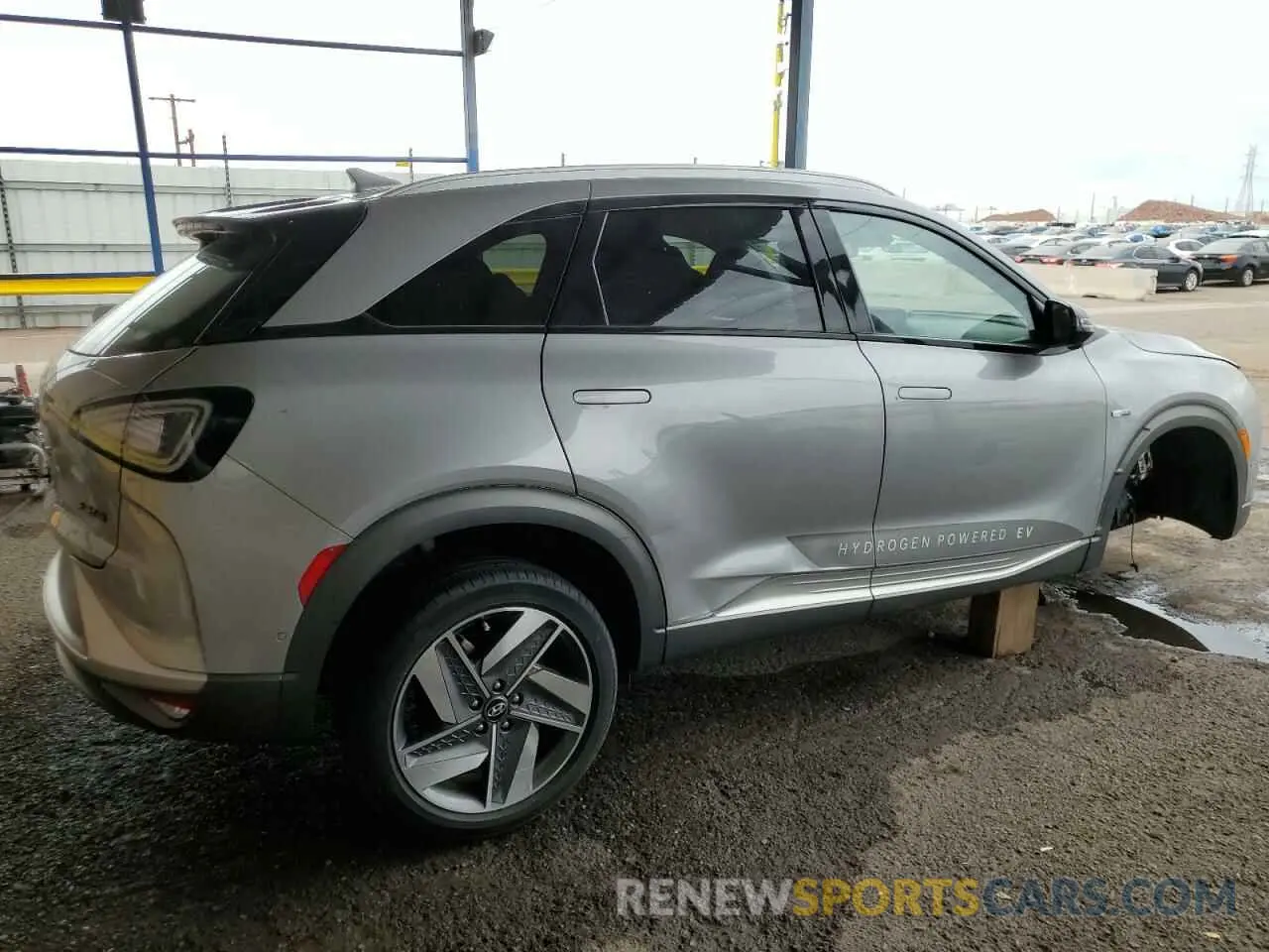 3 fotografías del automóvil dañado KM8J84A64MU017143 HYUNDAI NEXO 2021