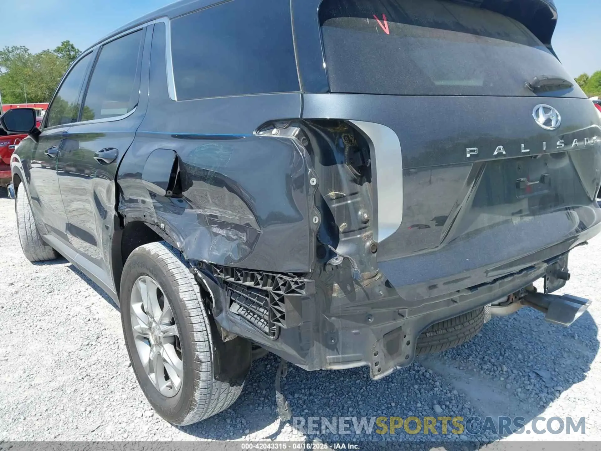 6 fotografías del automóvil dañado KM8R14HE0LU057027 HYUNDAI PALISADE 2020