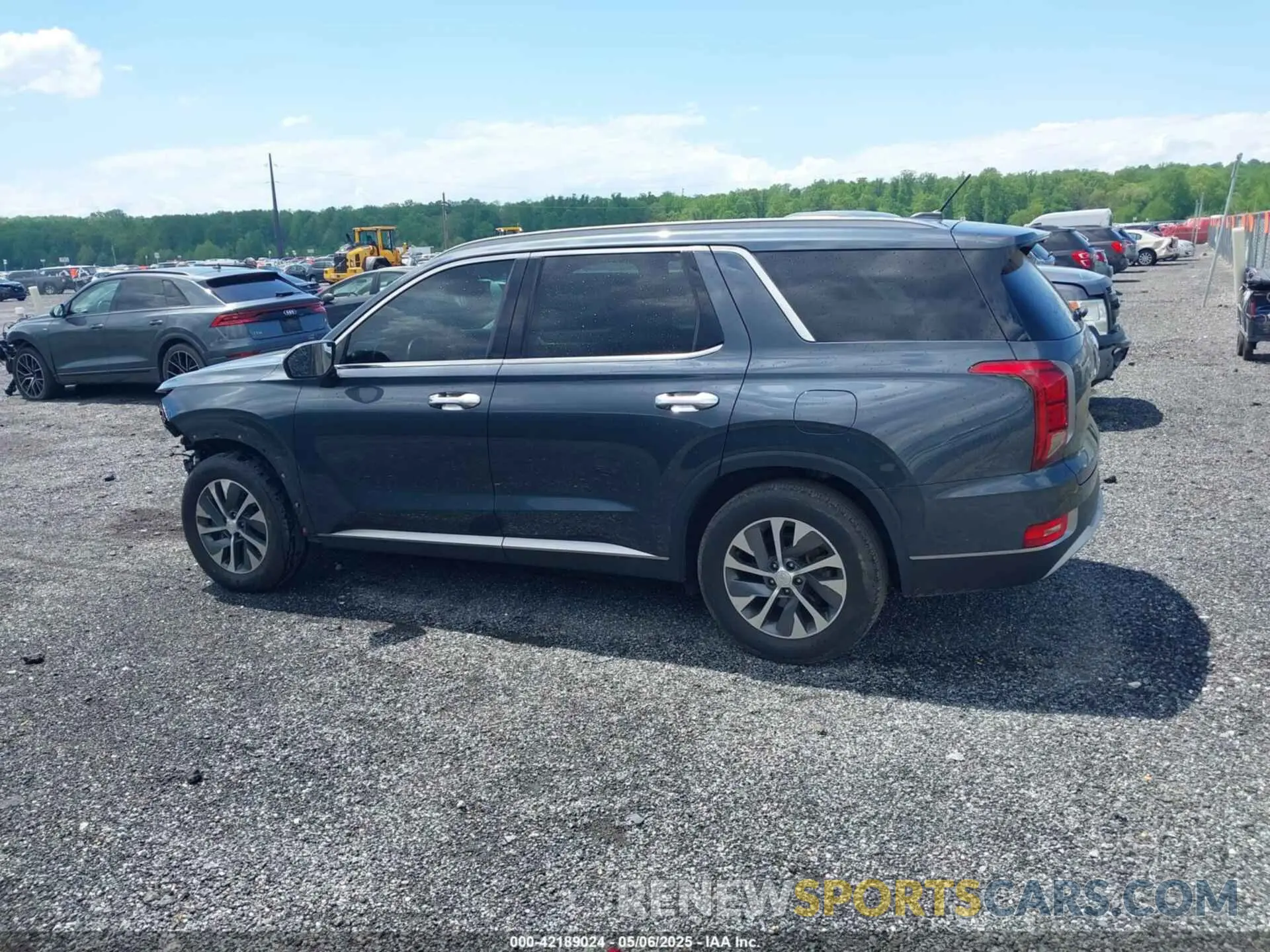 14 fotografías del automóvil dañado KM8R24HE4LU028630 HYUNDAI PALISADE 2020
