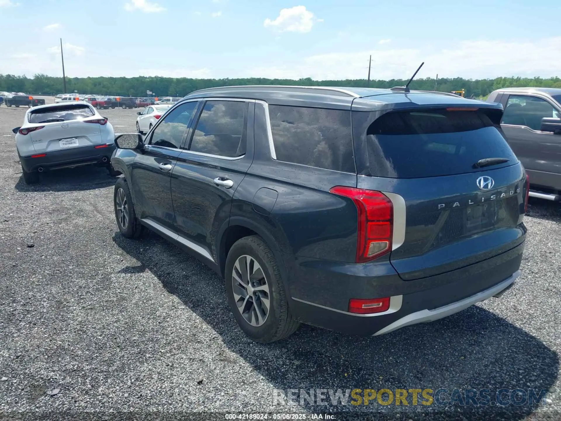 3 fotografías del automóvil dañado KM8R24HE4LU028630 HYUNDAI PALISADE 2020