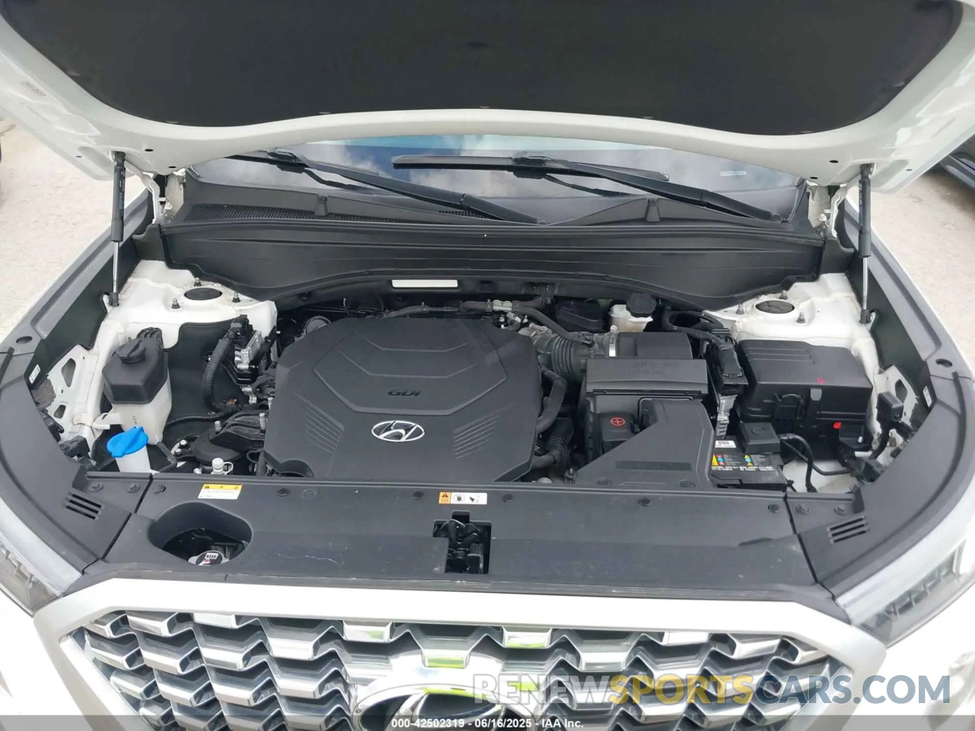 10 fotografías del automóvil dañado KM8R24HE5LU113878 HYUNDAI PALISADE 2020