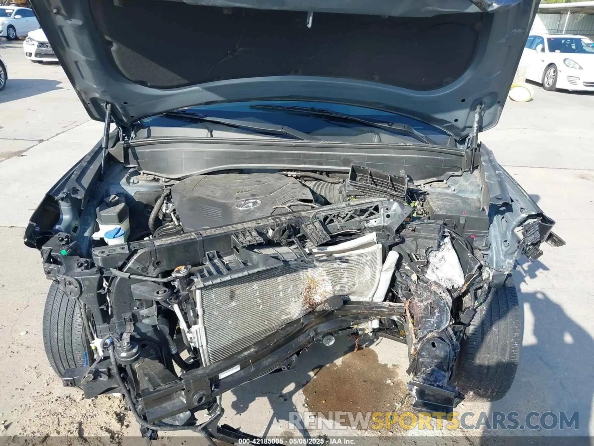 10 fotografías del automóvil dañado KM8R34HE3LU091392 HYUNDAI PALISADE 2020