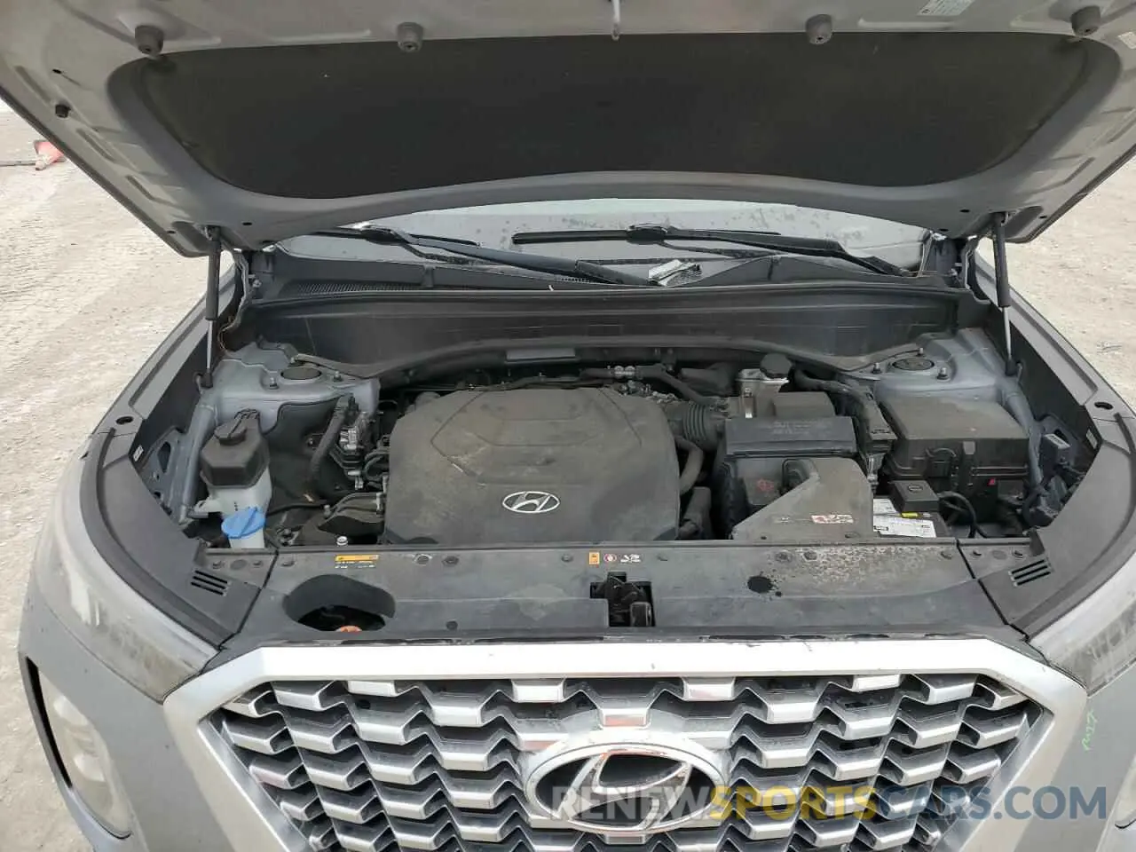 12 fotografías del automóvil dañado KM8R34HE7LU040400 HYUNDAI PALISADE 2020
