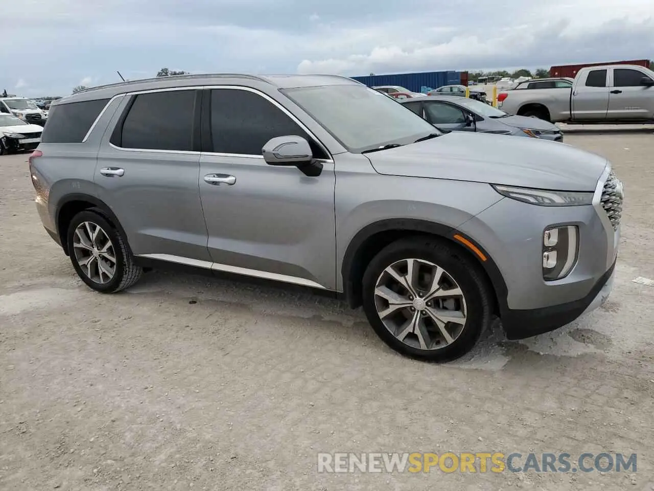 4 fotografías del automóvil dañado KM8R34HE7LU040400 HYUNDAI PALISADE 2020