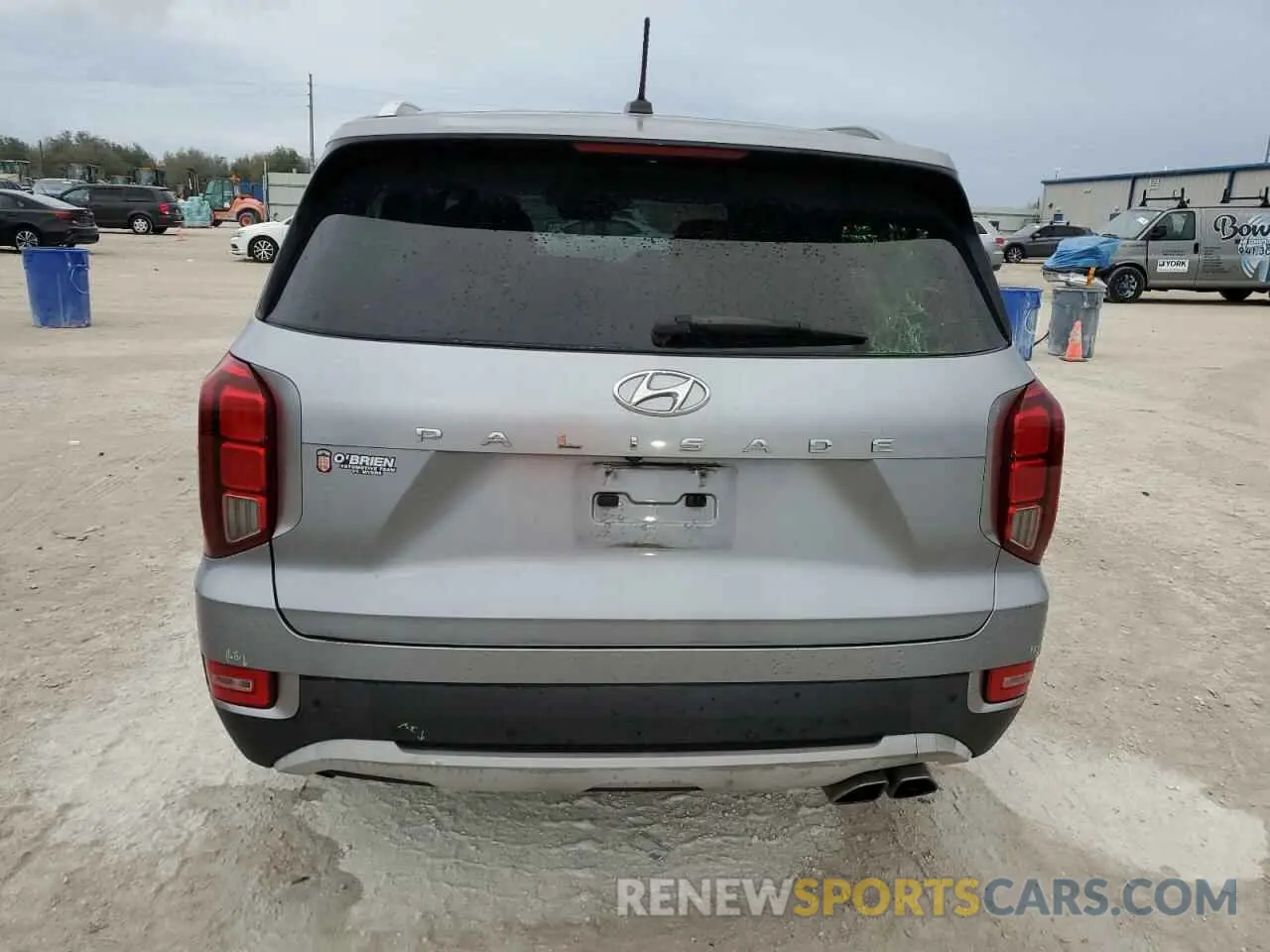 6 fotografías del automóvil dañado KM8R34HE7LU040400 HYUNDAI PALISADE 2020