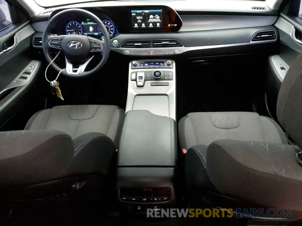 8 fotografías del automóvil dañado KM8R34HE7LU040400 HYUNDAI PALISADE 2020