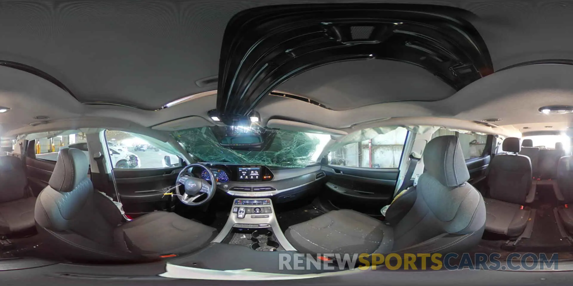 13 fotografías del automóvil dañado KM8R34HEXLU062049 HYUNDAI PALISADE 2020