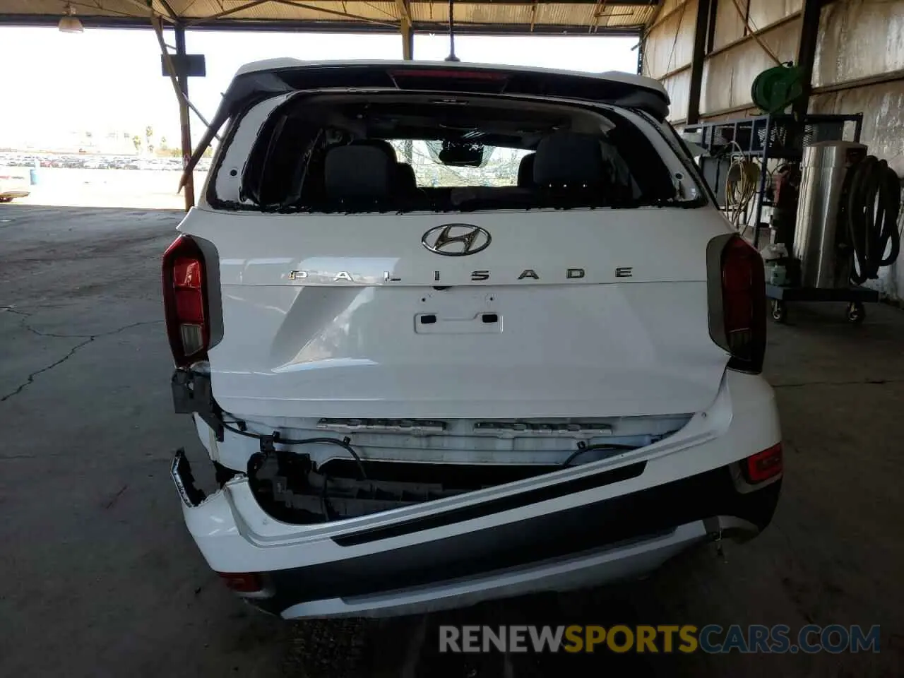 6 fotografías del automóvil dañado KM8R34HEXLU062049 HYUNDAI PALISADE 2020