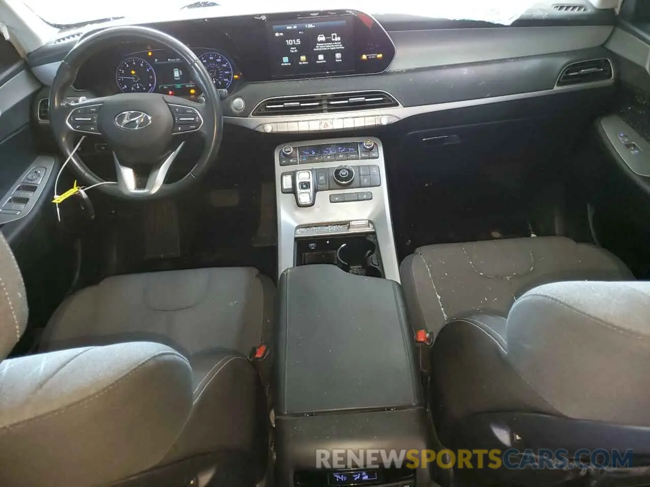8 fotografías del automóvil dañado KM8R34HEXLU062049 HYUNDAI PALISADE 2020