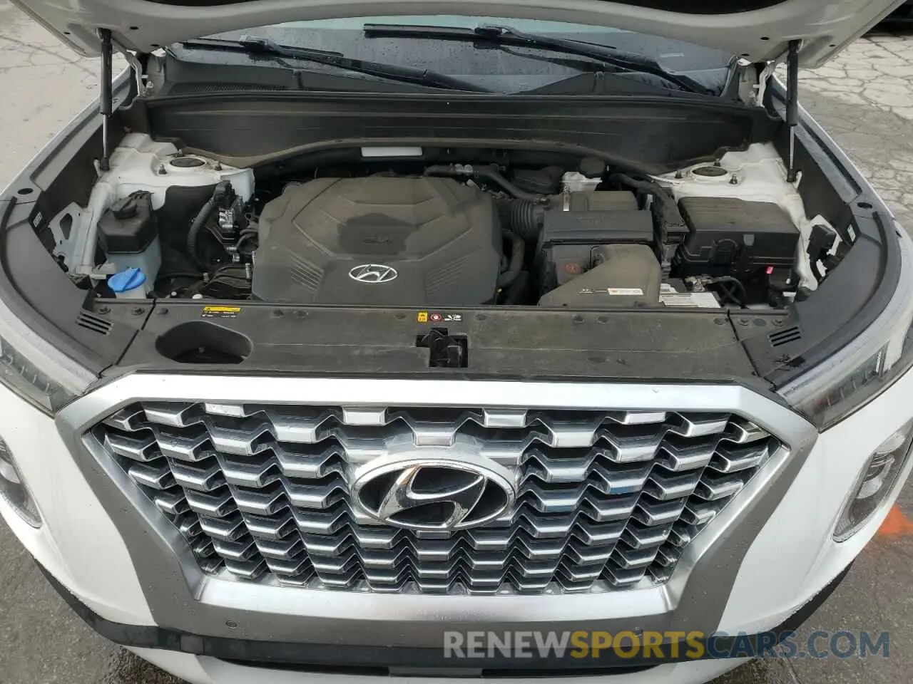12 fotografías del automóvil dañado KM8R34HEXLU088635 HYUNDAI PALISADE 2020