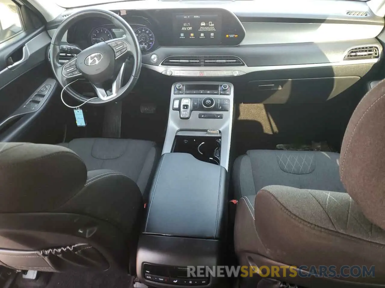8 fotografías del automóvil dañado KM8R34HEXLU088635 HYUNDAI PALISADE 2020