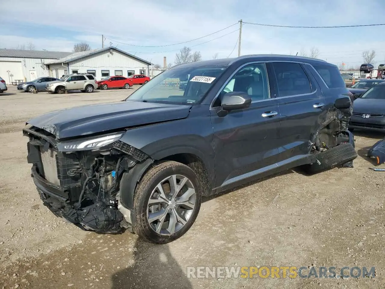 1 fotografías del automóvil dañado KM8R3DHE5LU144495 HYUNDAI PALISADE 2020
