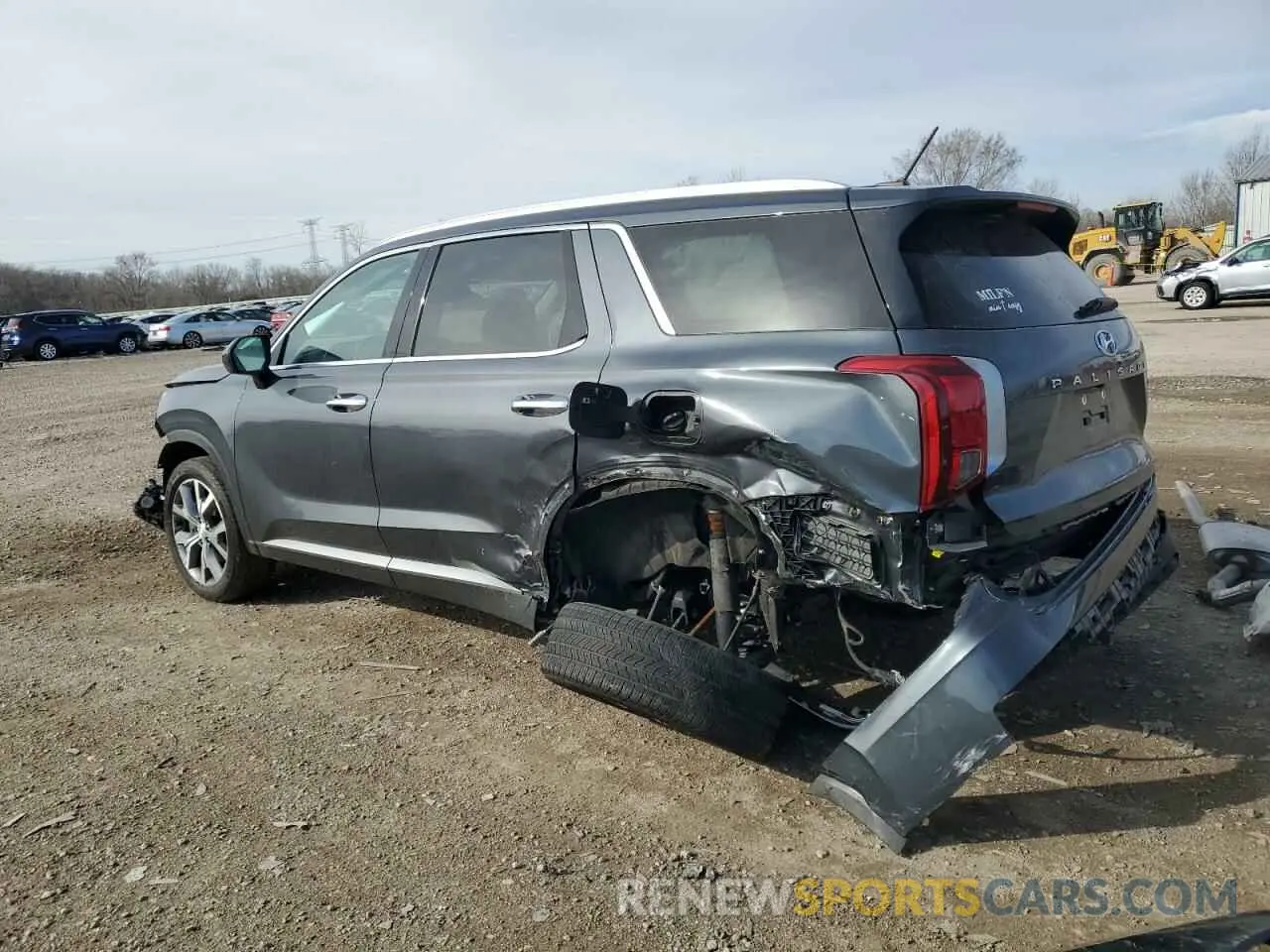 2 fotografías del automóvil dañado KM8R3DHE5LU144495 HYUNDAI PALISADE 2020
