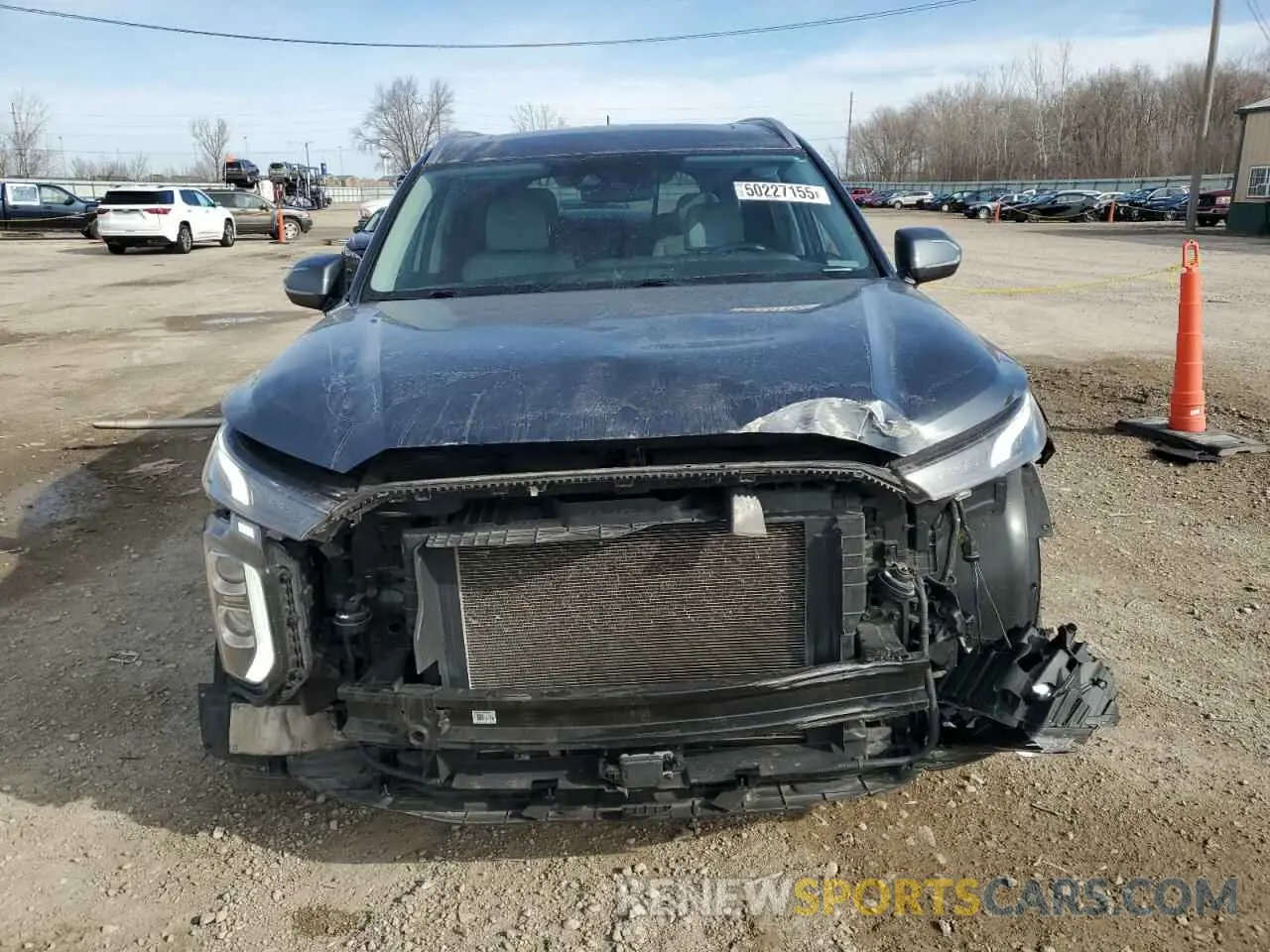 5 fotografías del automóvil dañado KM8R3DHE5LU144495 HYUNDAI PALISADE 2020