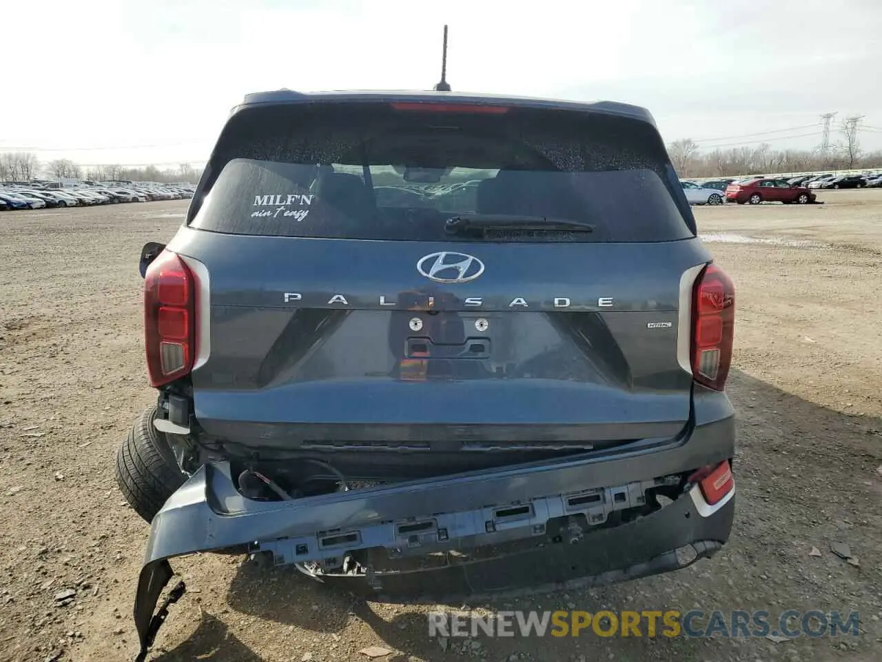 6 fotografías del automóvil dañado KM8R3DHE5LU144495 HYUNDAI PALISADE 2020