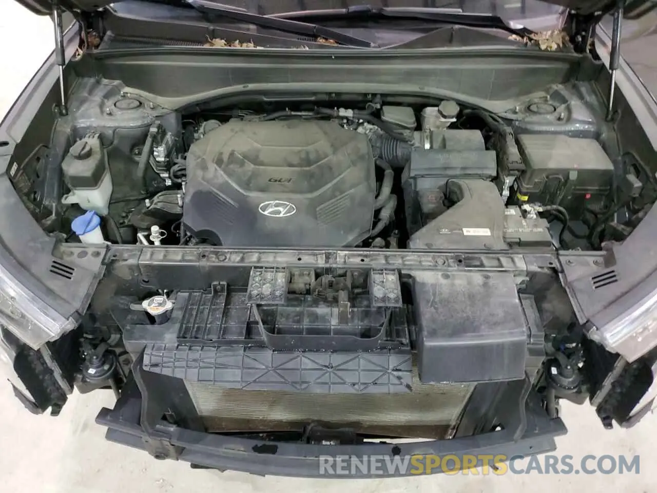 12 fotografías del automóvil dañado KM8R3DHE6LU132890 HYUNDAI PALISADE 2020
