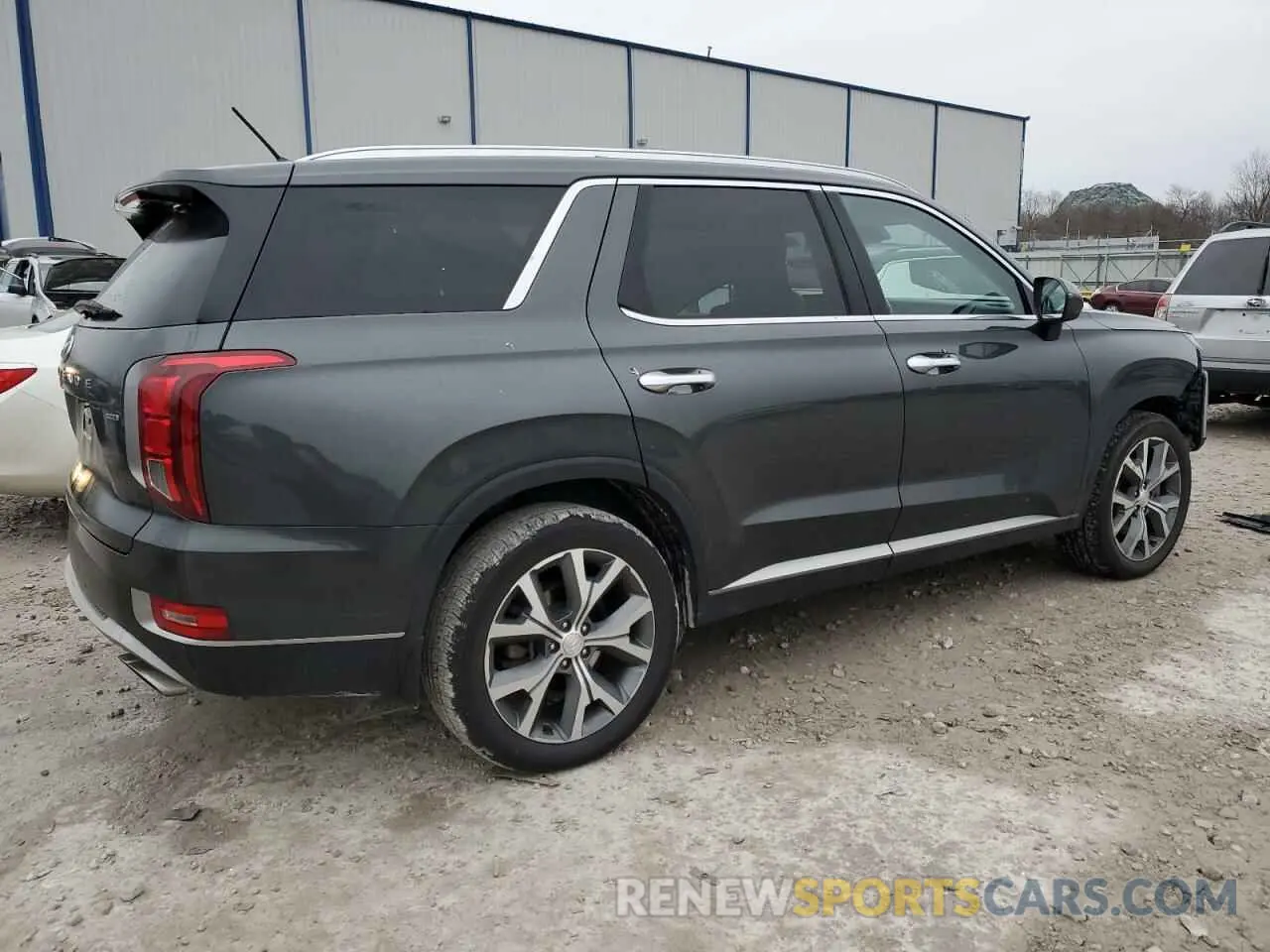 3 fotografías del automóvil dañado KM8R3DHE6LU132890 HYUNDAI PALISADE 2020