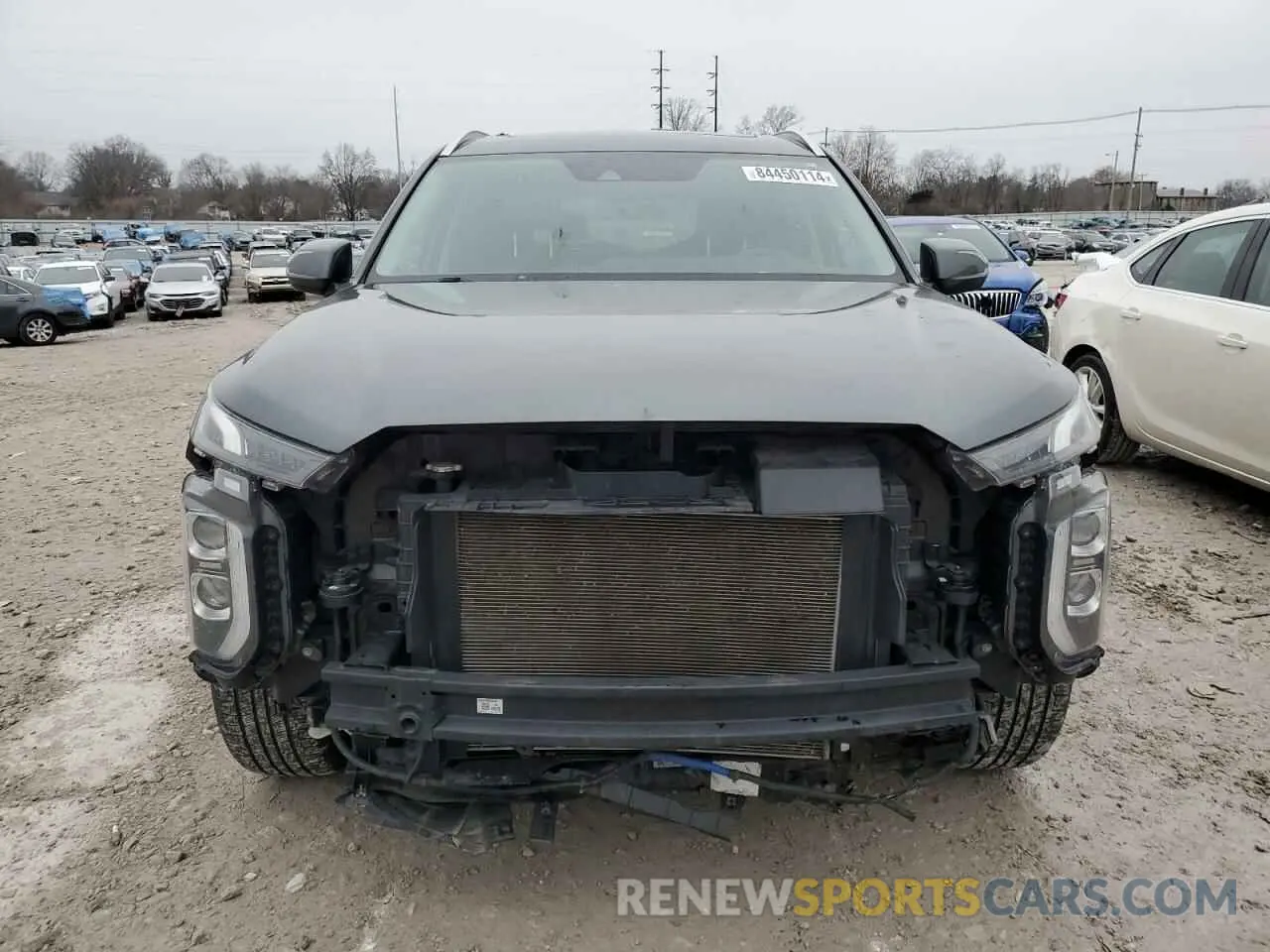 5 fotografías del automóvil dañado KM8R3DHE6LU132890 HYUNDAI PALISADE 2020