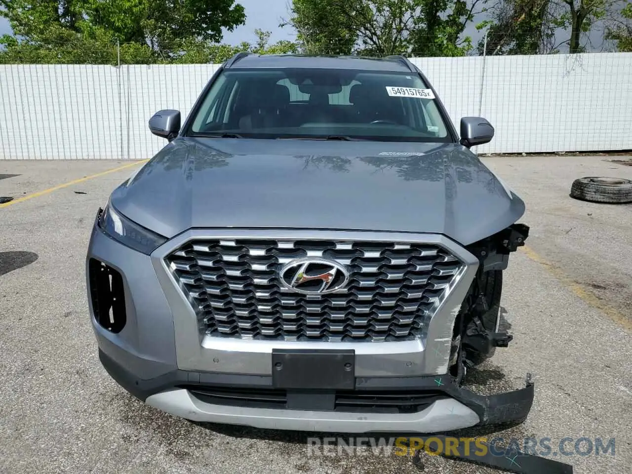 5 fotografías del automóvil dañado KM8R3DHE7LU045760 HYUNDAI PALISADE 2020