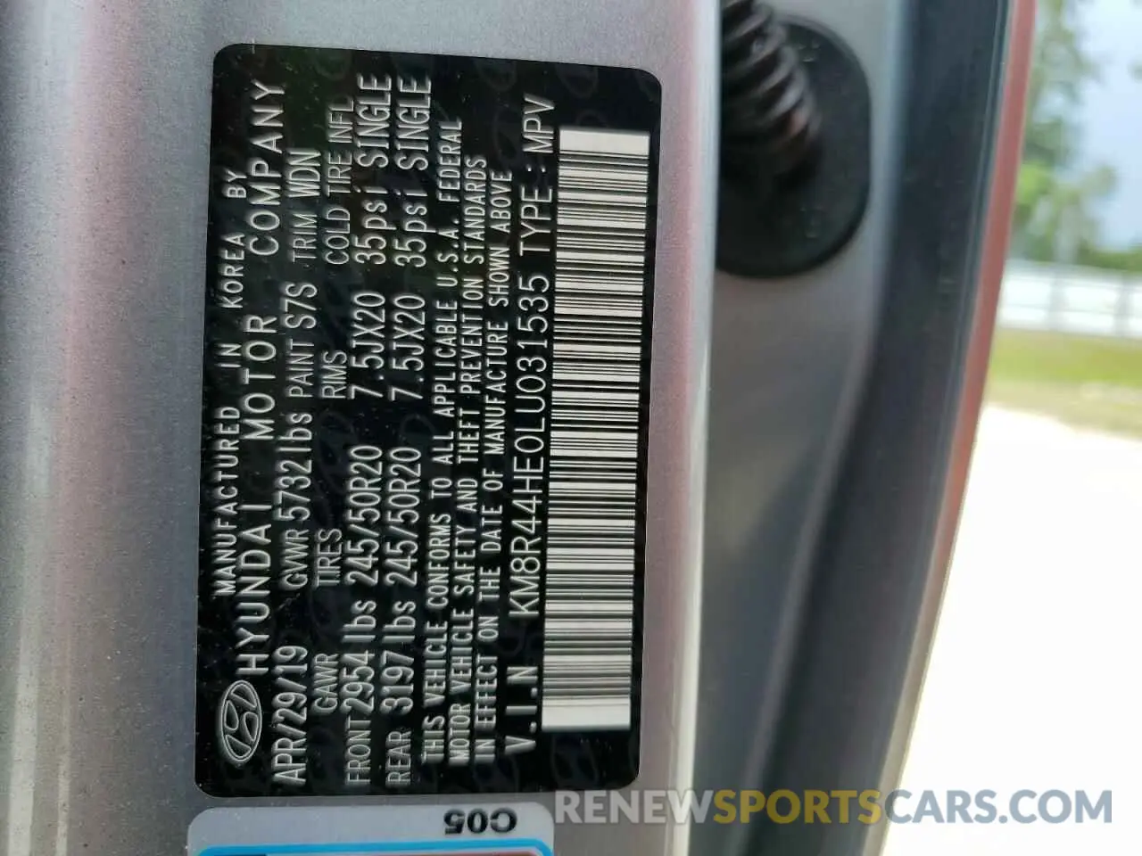 14 fotografías del automóvil dañado KM8R44HE0LU031535 HYUNDAI PALISADE 2020