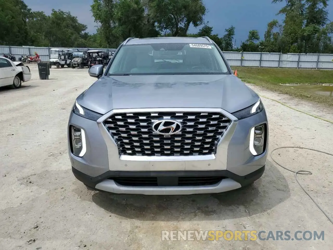 5 fotografías del automóvil dañado KM8R44HE0LU031535 HYUNDAI PALISADE 2020