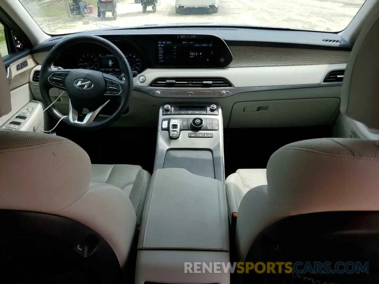 8 fotografías del automóvil dañado KM8R44HE0LU031535 HYUNDAI PALISADE 2020