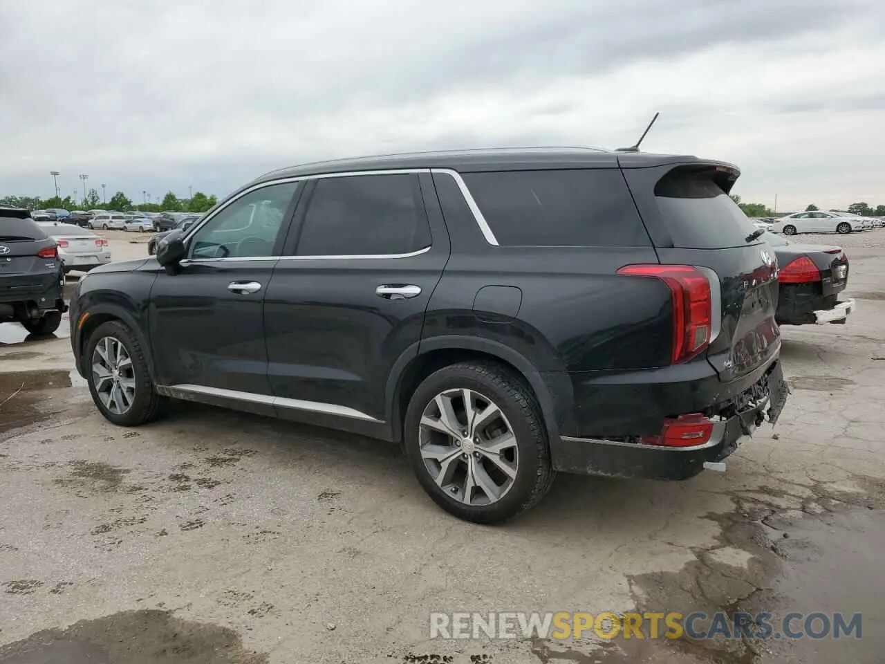 2 fotografías del automóvil dañado KM8R44HE0LU067306 HYUNDAI PALISADE 2020