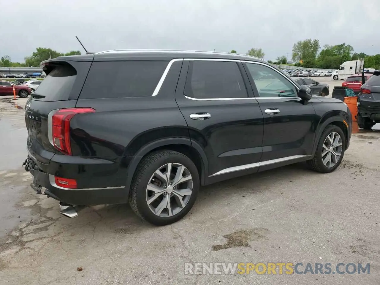3 fotografías del automóvil dañado KM8R44HE0LU067306 HYUNDAI PALISADE 2020