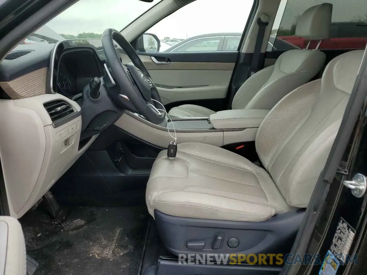 7 fotografías del automóvil dañado KM8R44HE0LU067306 HYUNDAI PALISADE 2020