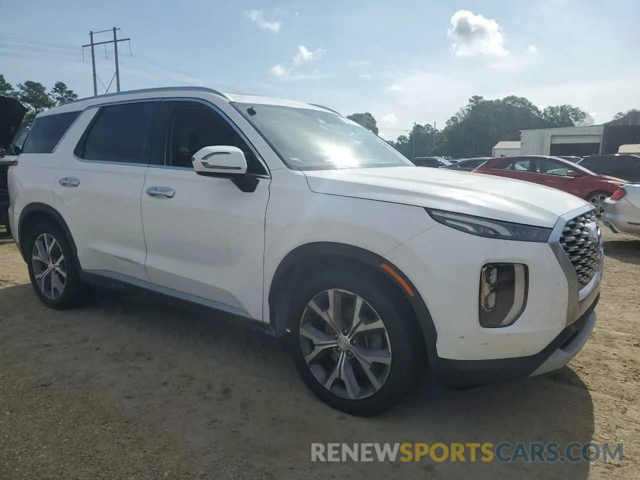 4 fotografías del automóvil dañado KM8R44HE1LU083658 HYUNDAI PALISADE 2020
