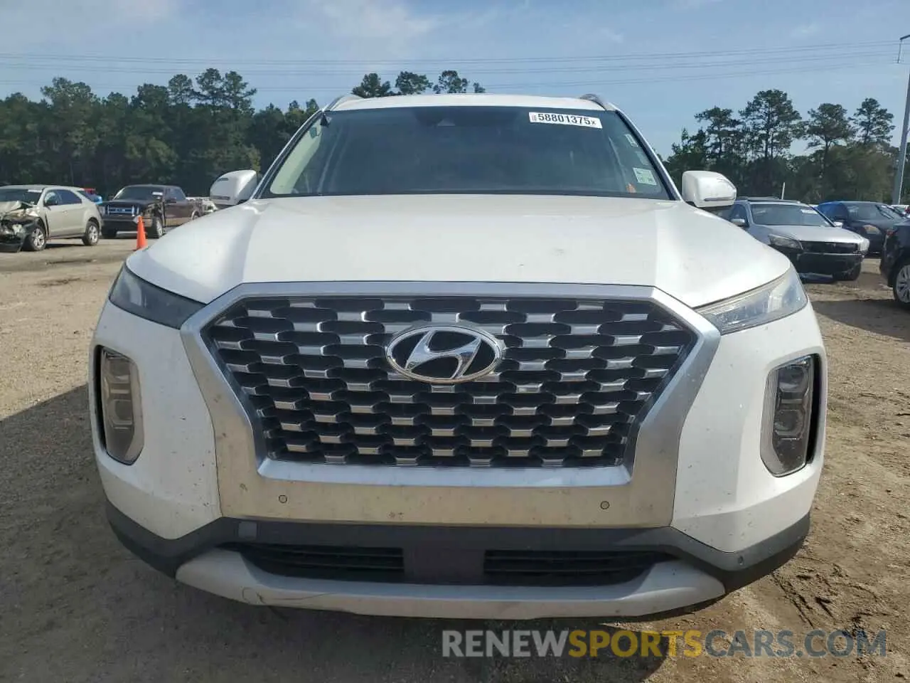 5 fotografías del automóvil dañado KM8R44HE1LU083658 HYUNDAI PALISADE 2020
