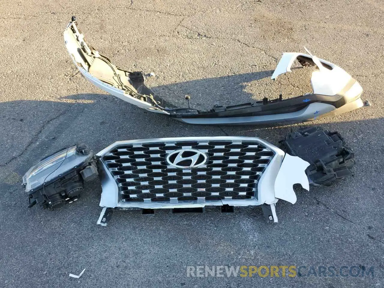 13 fotografías del automóvil dañado KM8R44HE2LU075049 HYUNDAI PALISADE 2020