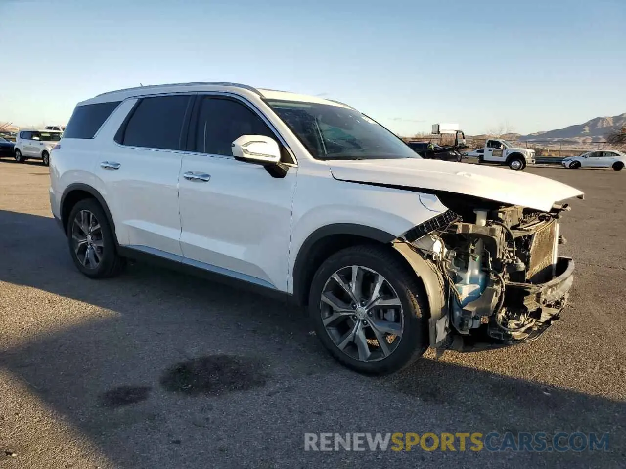 4 fotografías del automóvil dañado KM8R44HE2LU075049 HYUNDAI PALISADE 2020