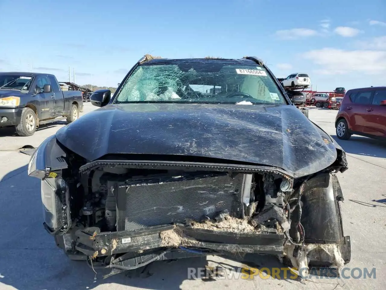 5 fotografías del automóvil dañado KM8R44HE7LU134239 HYUNDAI PALISADE 2020