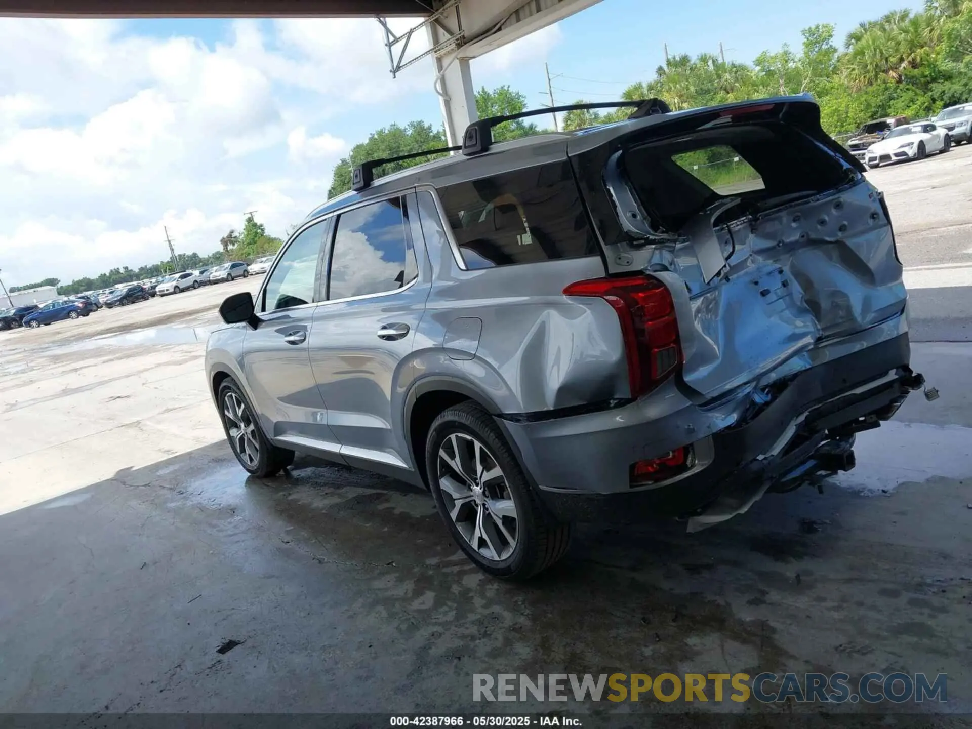 14 fotografías del automóvil dañado KM8R44HE8LU171218 HYUNDAI PALISADE 2020