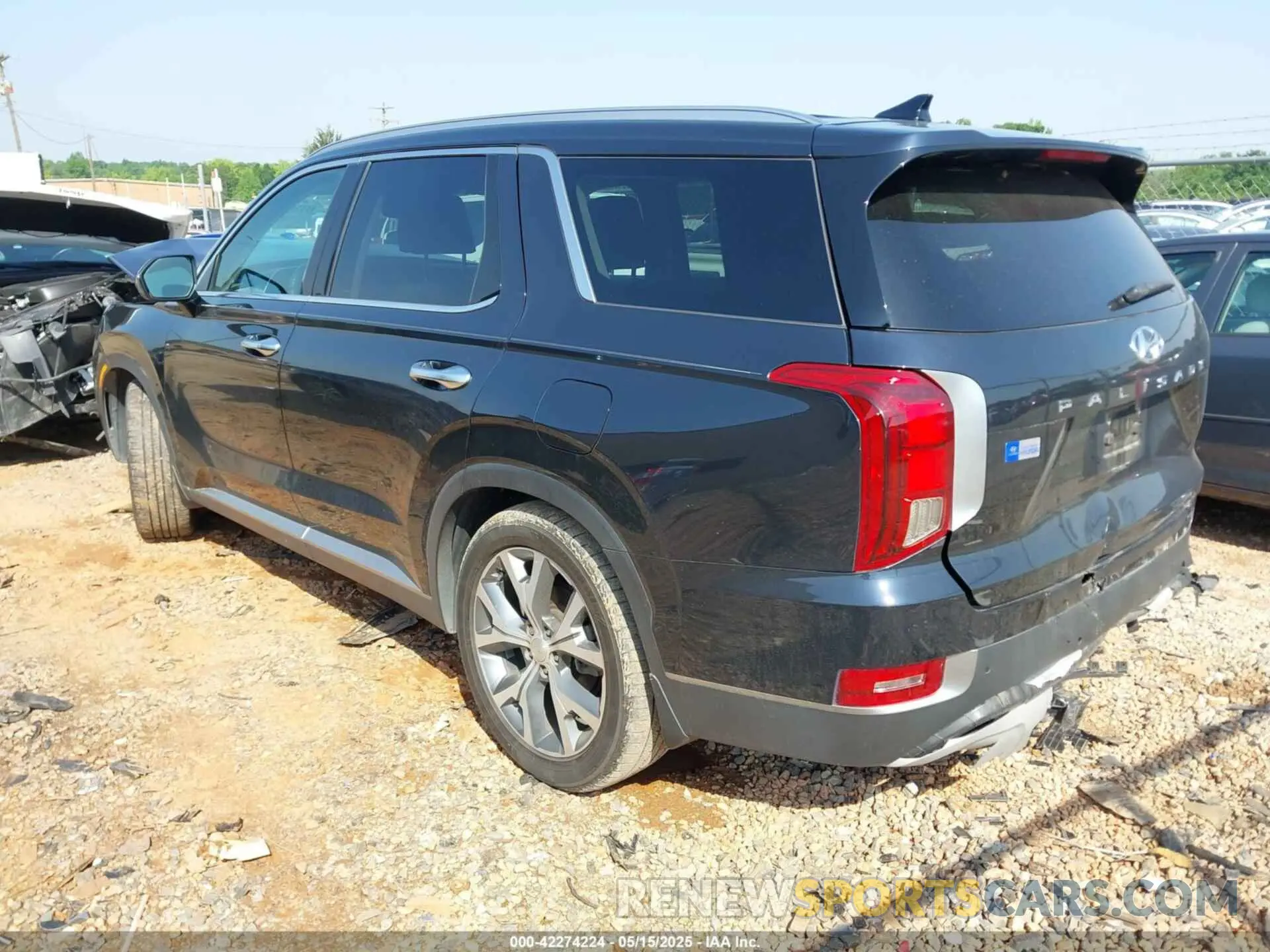 3 fotografías del automóvil dañado KM8R44HE9LU114932 HYUNDAI PALISADE 2020