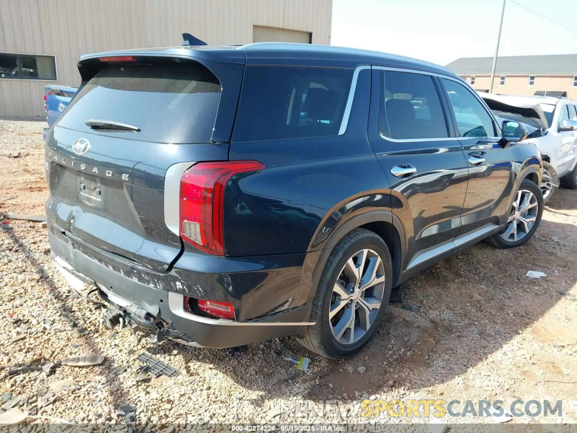 4 fotografías del automóvil dañado KM8R44HE9LU114932 HYUNDAI PALISADE 2020