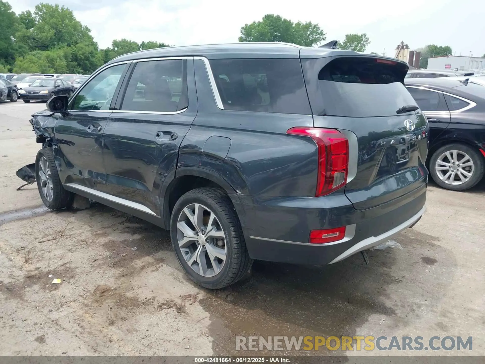 3 fotografías del automóvil dañado KM8R4DHE0LU091430 HYUNDAI PALISADE 2020