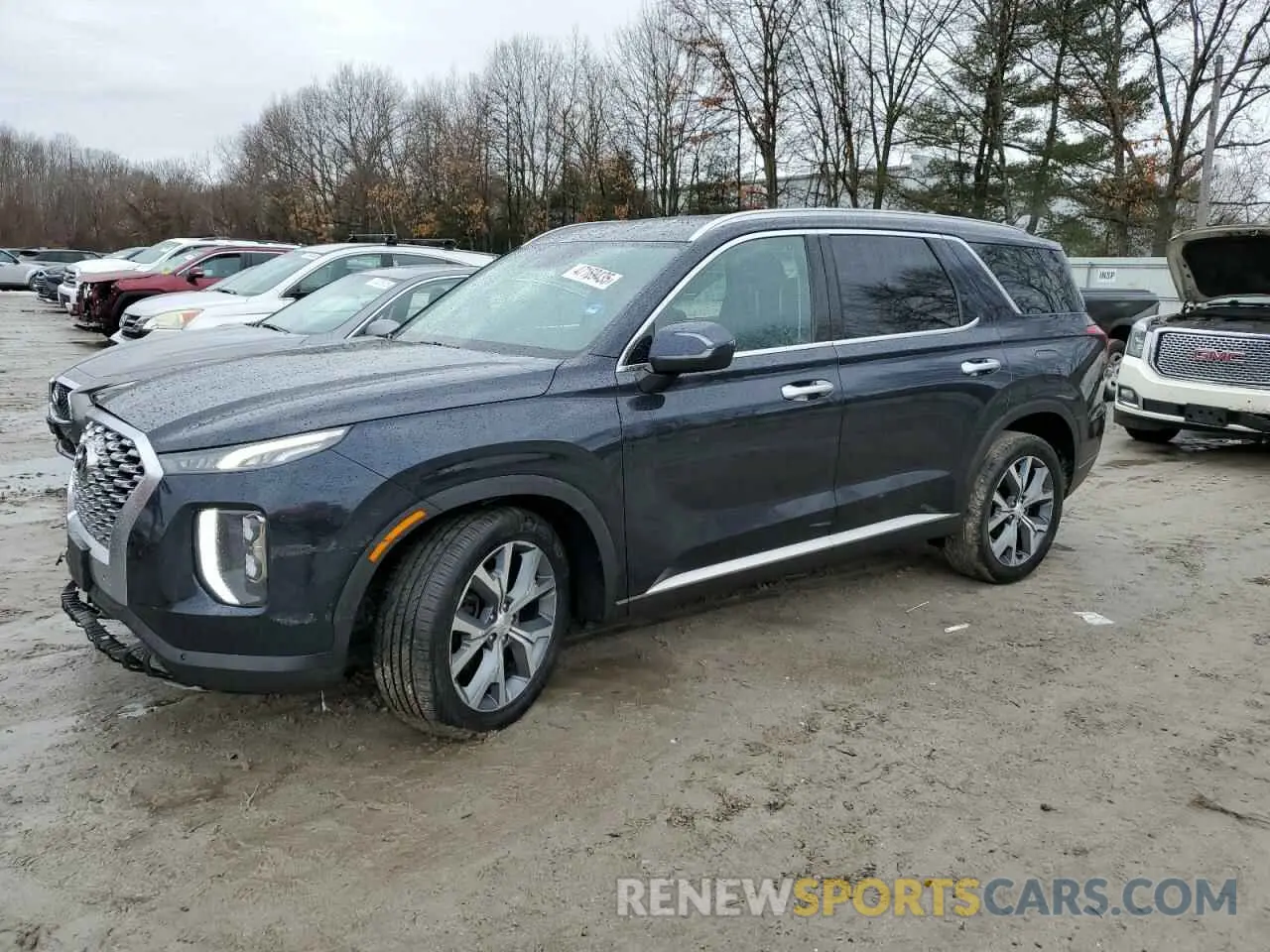 1 fotografías del automóvil dañado KM8R4DHE0LU126628 HYUNDAI PALISADE 2020