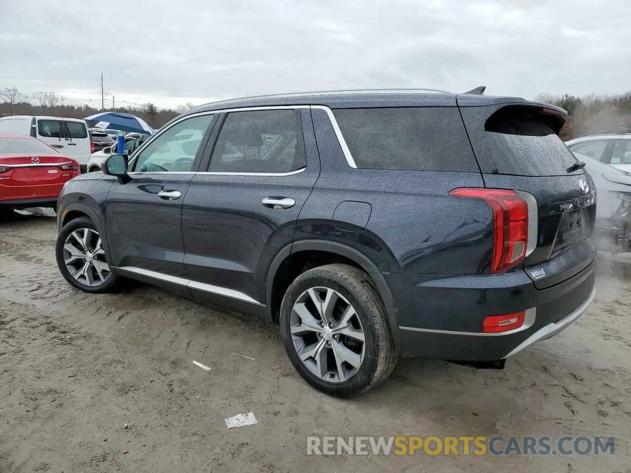 2 fotografías del automóvil dañado KM8R4DHE0LU126628 HYUNDAI PALISADE 2020