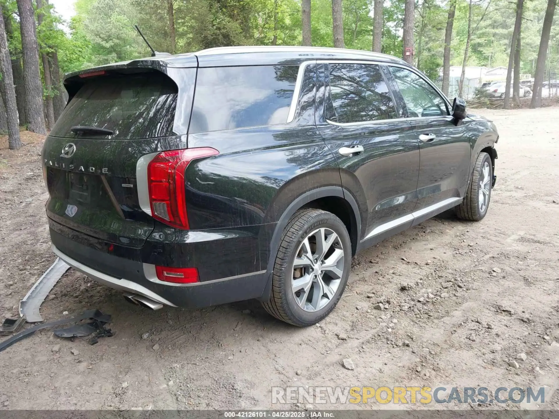 4 fotografías del automóvil dañado KM8R4DHE3LU079126 HYUNDAI PALISADE 2020