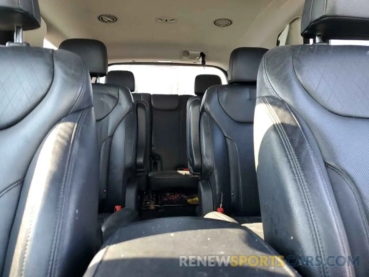 10 fotografías del automóvil dañado KM8R4DHE3LU106129 HYUNDAI PALISADE 2020