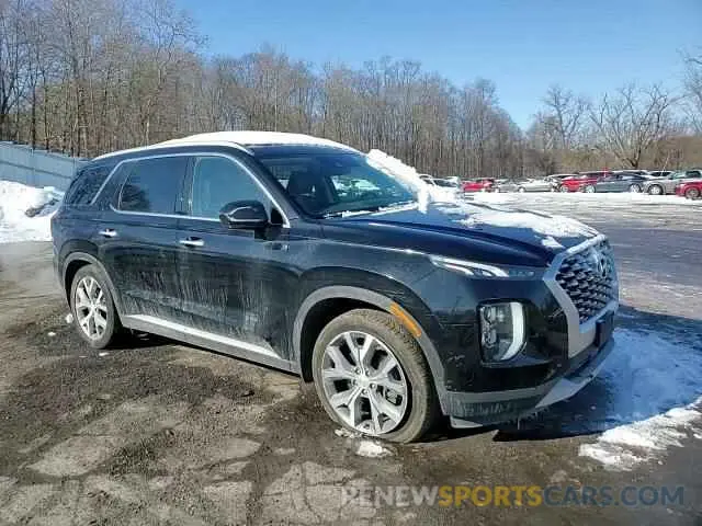 12 fotografías del automóvil dañado KM8R4DHE3LU106129 HYUNDAI PALISADE 2020