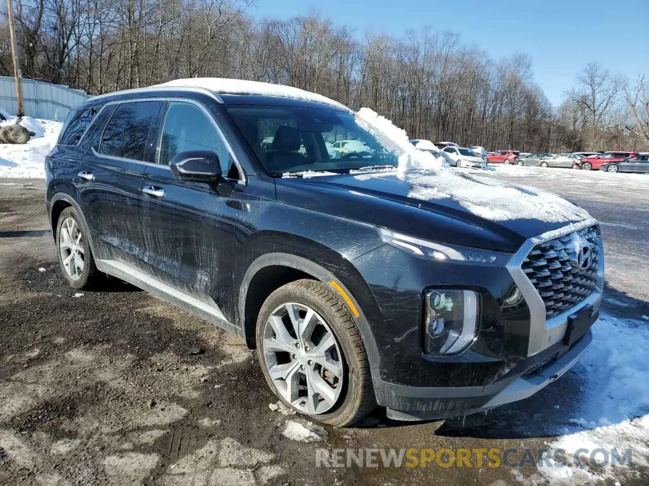 4 fotografías del automóvil dañado KM8R4DHE3LU106129 HYUNDAI PALISADE 2020