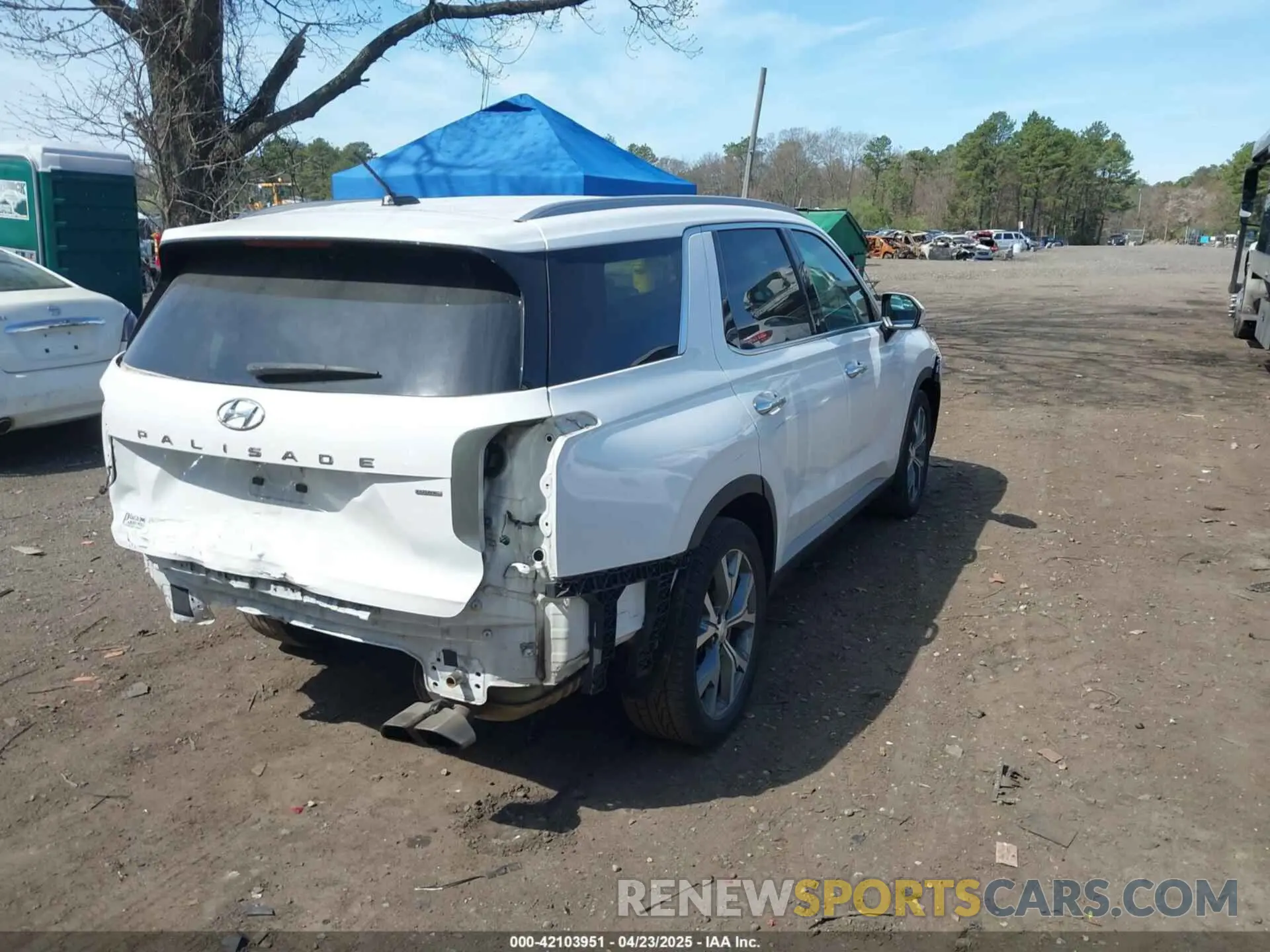 4 fotografías del automóvil dañado KM8R4DHE5LU066006 HYUNDAI PALISADE 2020