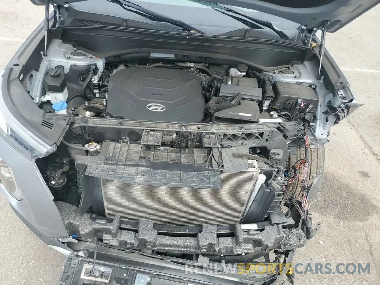 12 fotografías del automóvil dañado KM8R4DHE5LU104172 HYUNDAI PALISADE 2020
