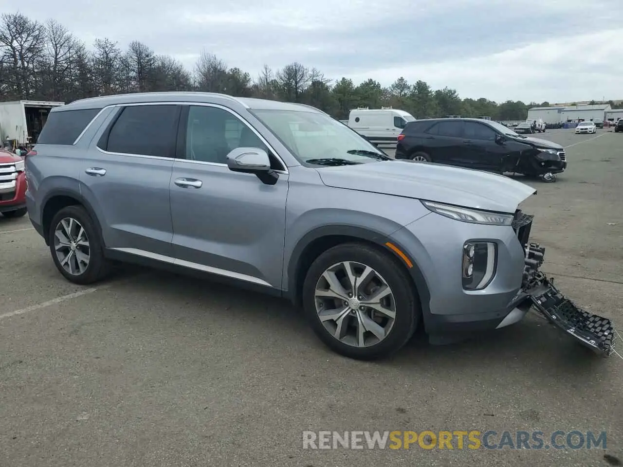 4 fotografías del automóvil dañado KM8R4DHE5LU104172 HYUNDAI PALISADE 2020