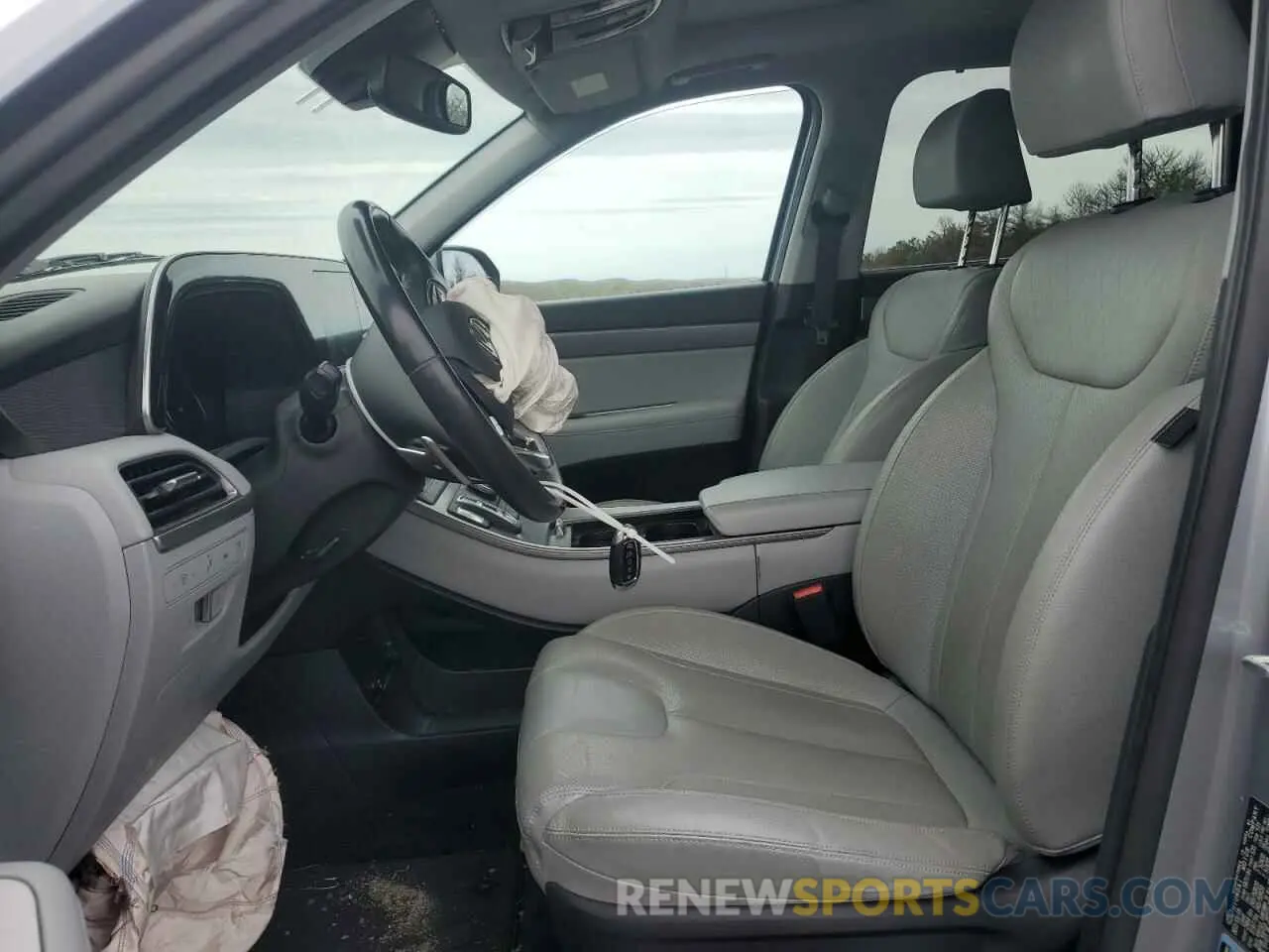 7 fotografías del automóvil dañado KM8R4DHE5LU104172 HYUNDAI PALISADE 2020